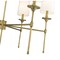 Z-Lite Emily 6 Light Chandelier, Rubbed Brass & Off White 3033-6RB - alternate 6
